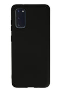 Mey İthalat® Samsung Galaxy S20 Kılıf Nano içi Kadife Silikon - Siyah