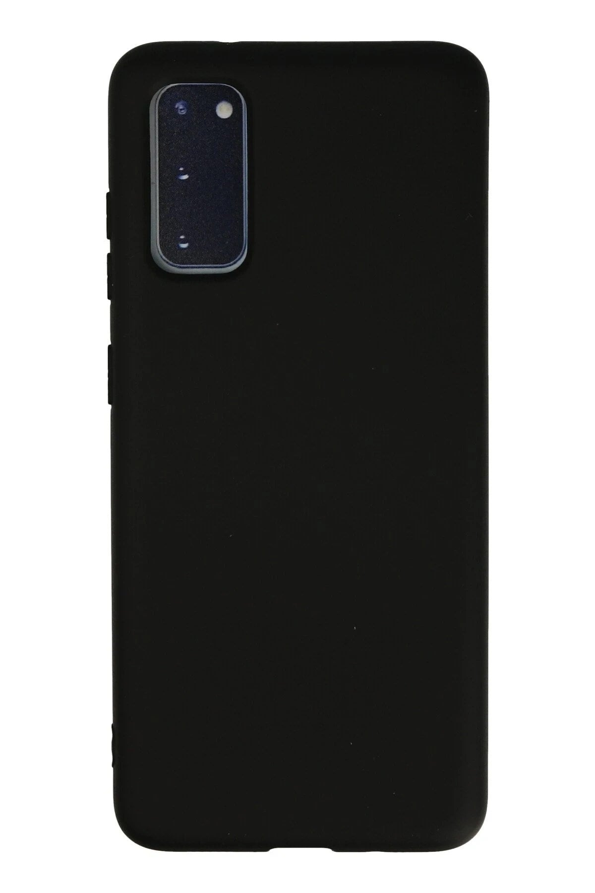Mey İthalat® Samsung Galaxy S20 Kılıf Nano içi Kadife Silikon - Siyah
