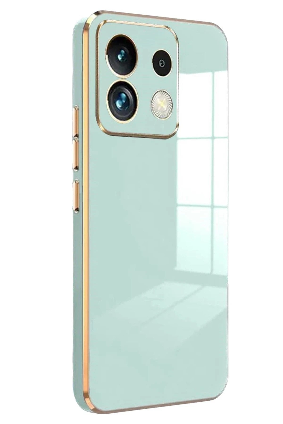Mey İthalat® Redmi Note 13 5G Kılıf Volet Silikon - Açık Yeşil