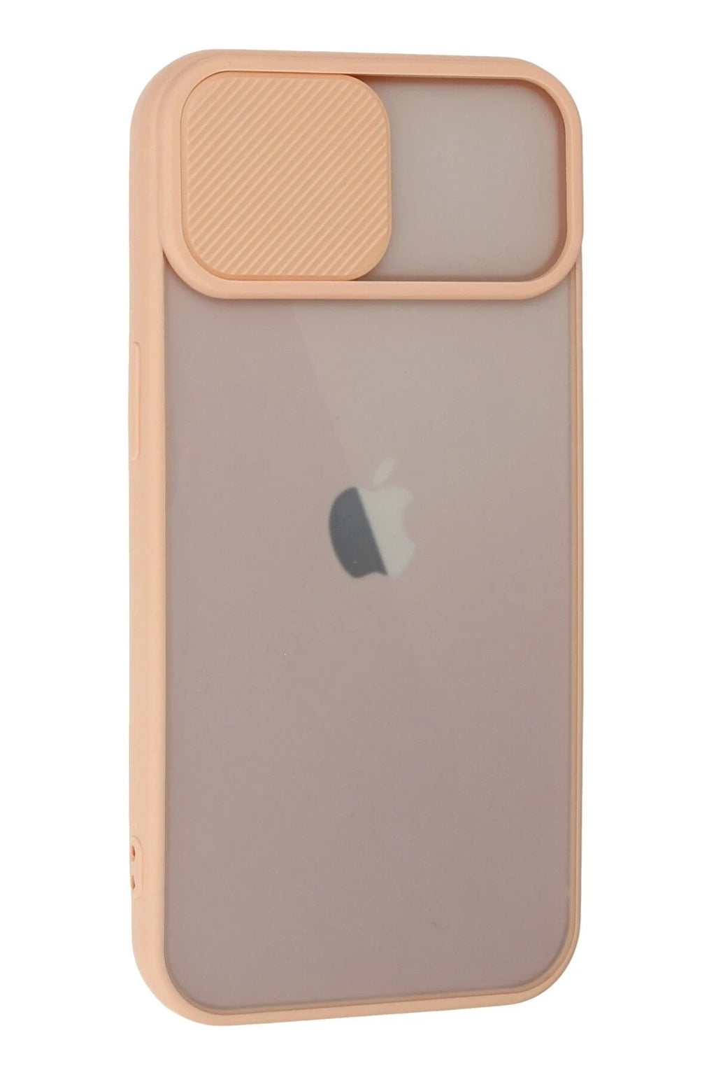 Mey İthalat® iPhone 13 Kılıf Palm Buzlu Kamera Sürgülü Silikon - Pembe