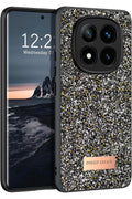 Mey İthalat® Redmi Note 14 Pro 4G Bright Simli Kapak - Gümüş