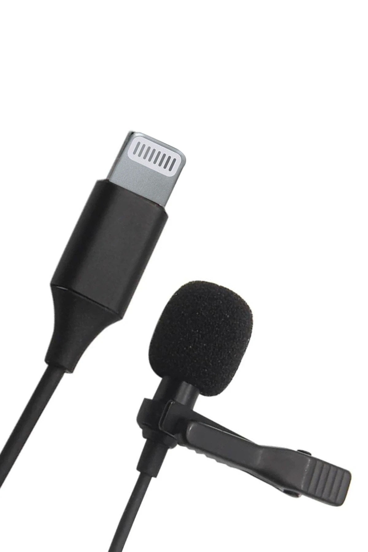 Mey İthalat® Lightning 2 Metre Double Mikrofon - Siyah