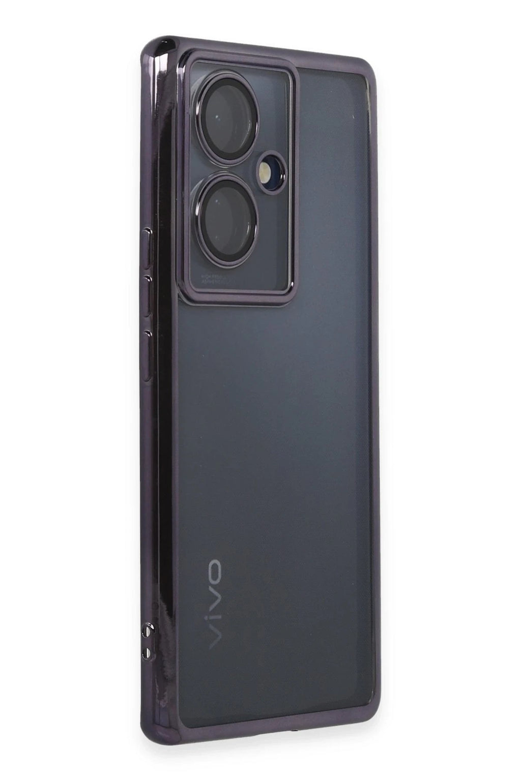Mey İthalat® Vivo V29 Lite Kılıf Lensli Silikon - Mor