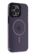 Mey İthalat® iPhone 14 Pro Kılıf Tigra Magsafe Kapak - Derin Mor