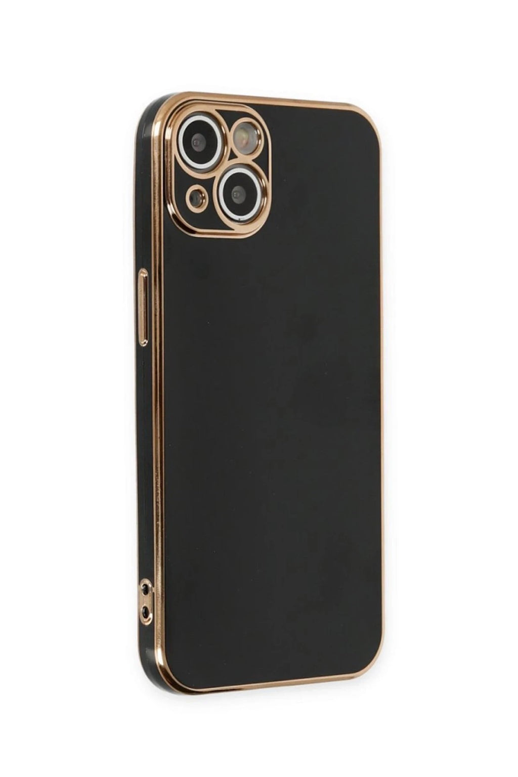Mey İthalat® iPhone 15 Kılıf Volet Silikon - Siyah