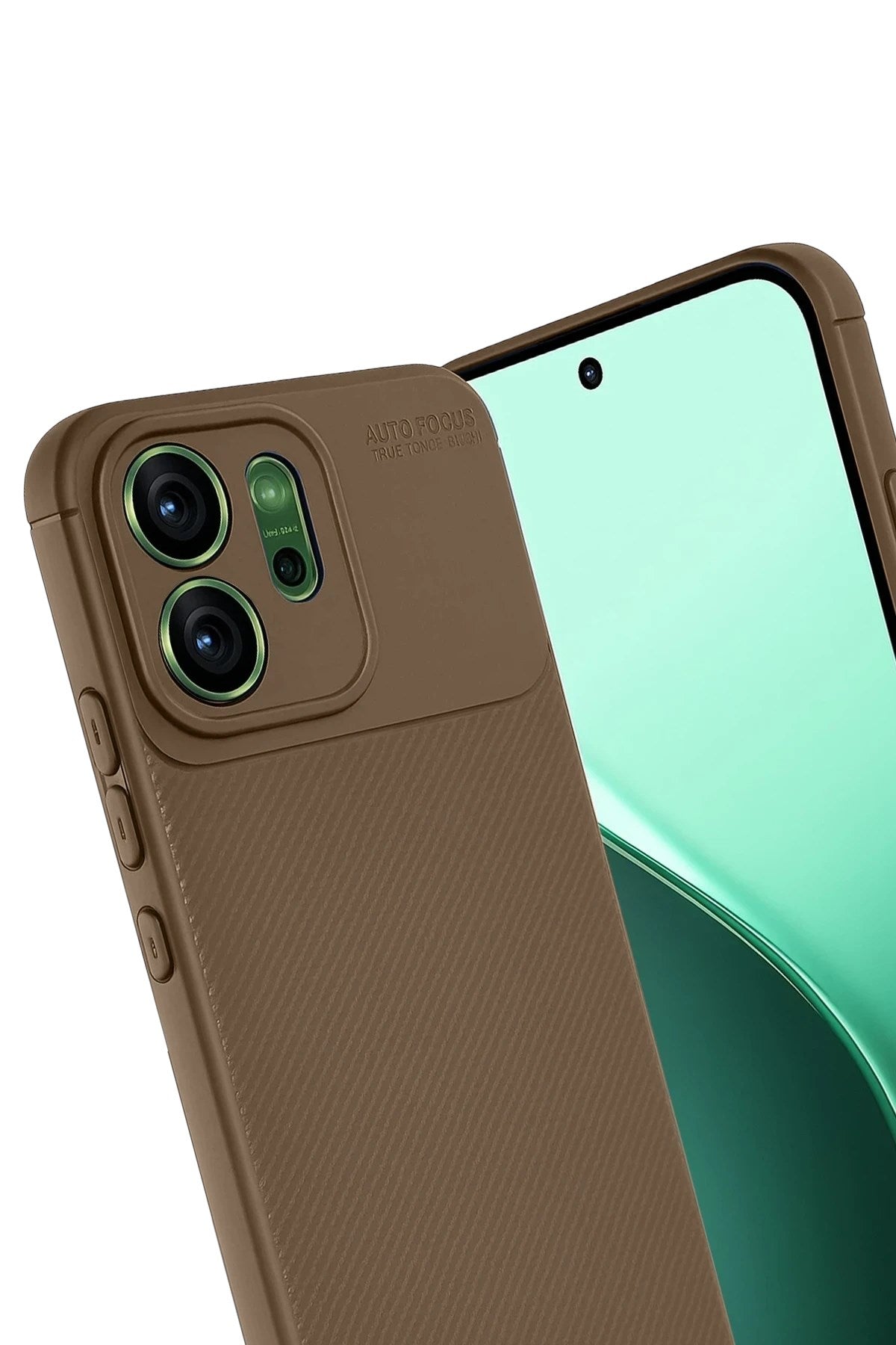 Mey İthalat® Reno 14F Auto Focus Karbon Kapak - Kahverengi