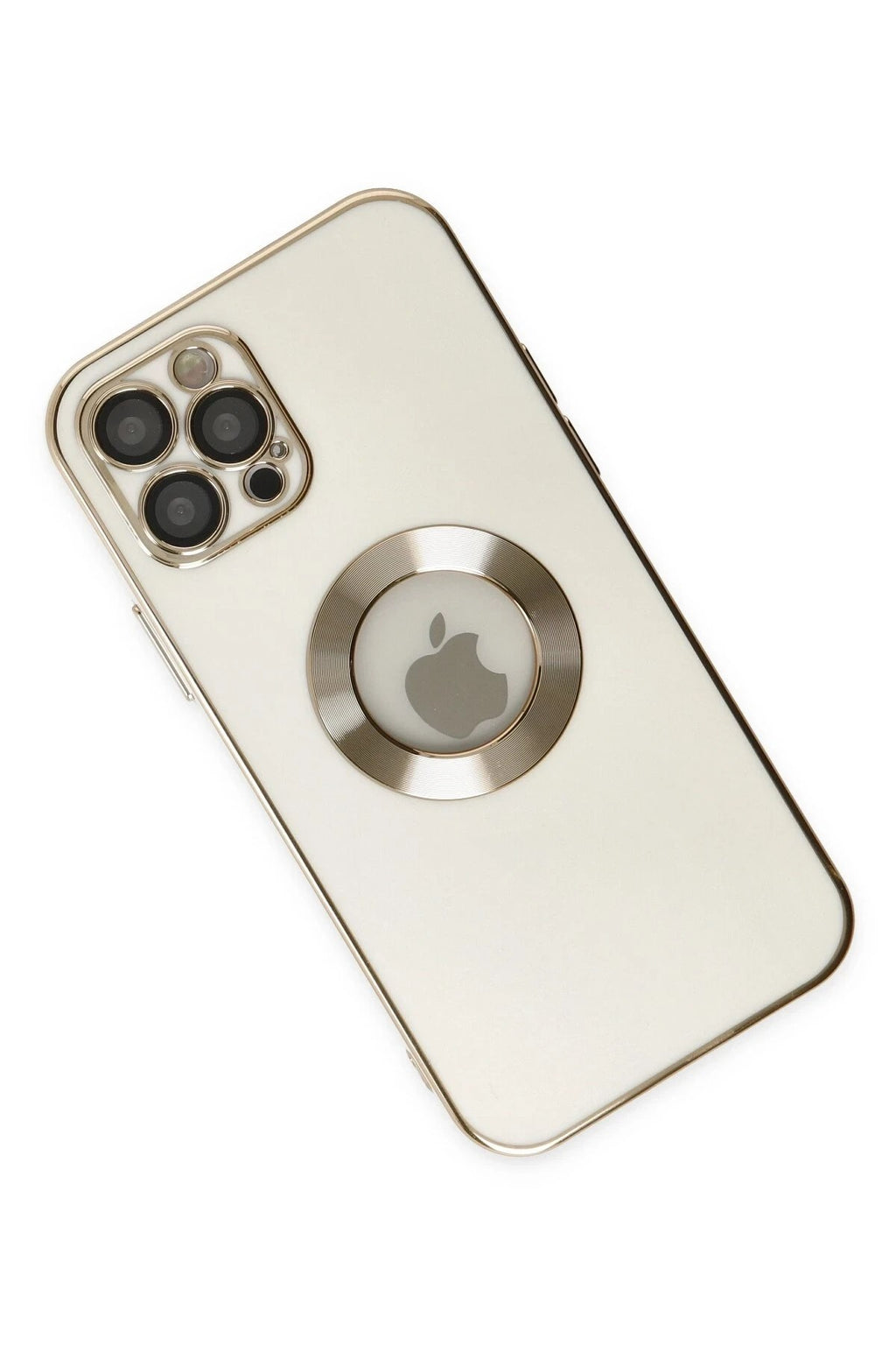 Mey İthalat® iPhone 12 Pro Kılıf Store Silikon - Beyaz