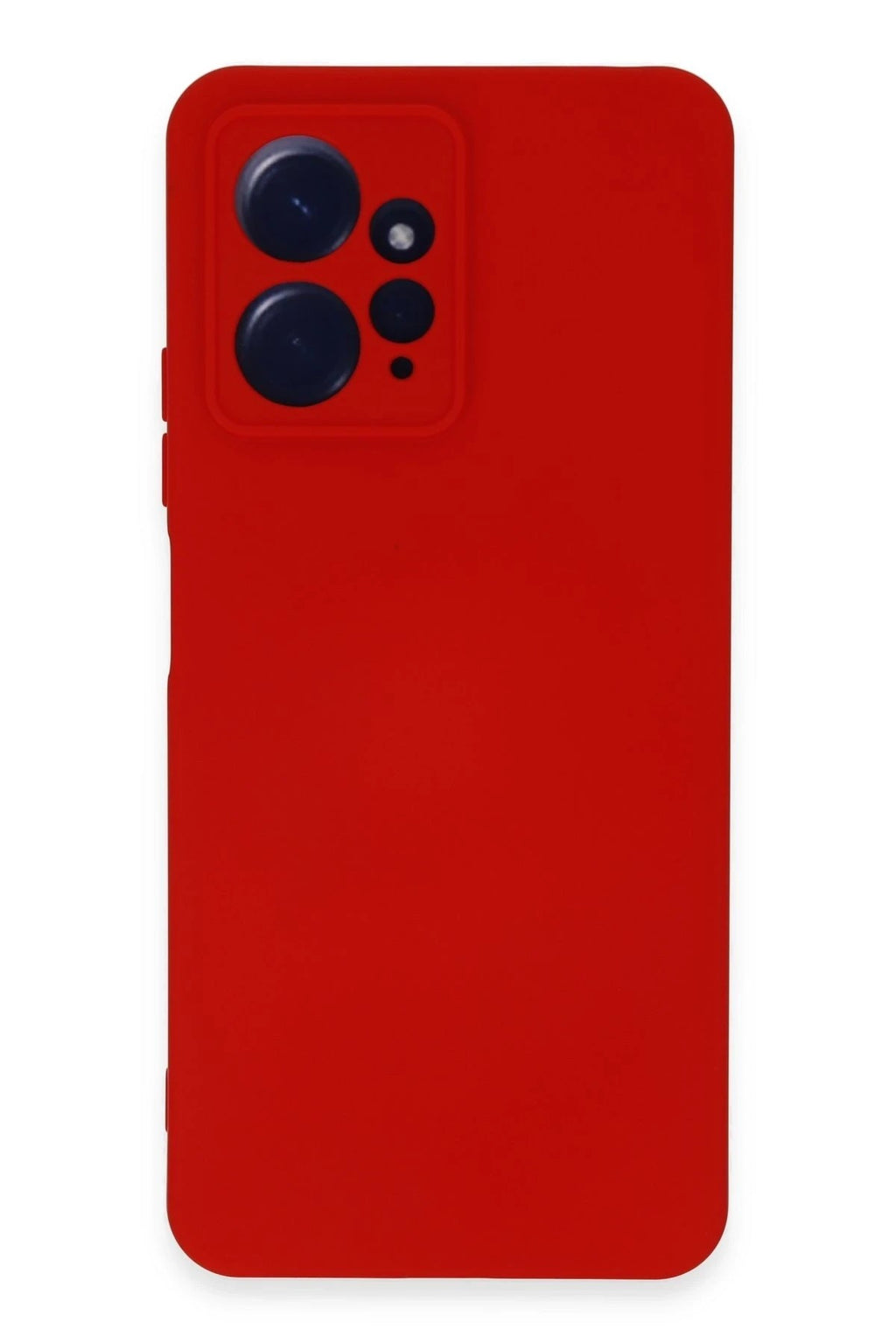 Mey İthalat® Redmi Note 12 4G Kılıf Nano içi Kadife Silikon - Kırmızı