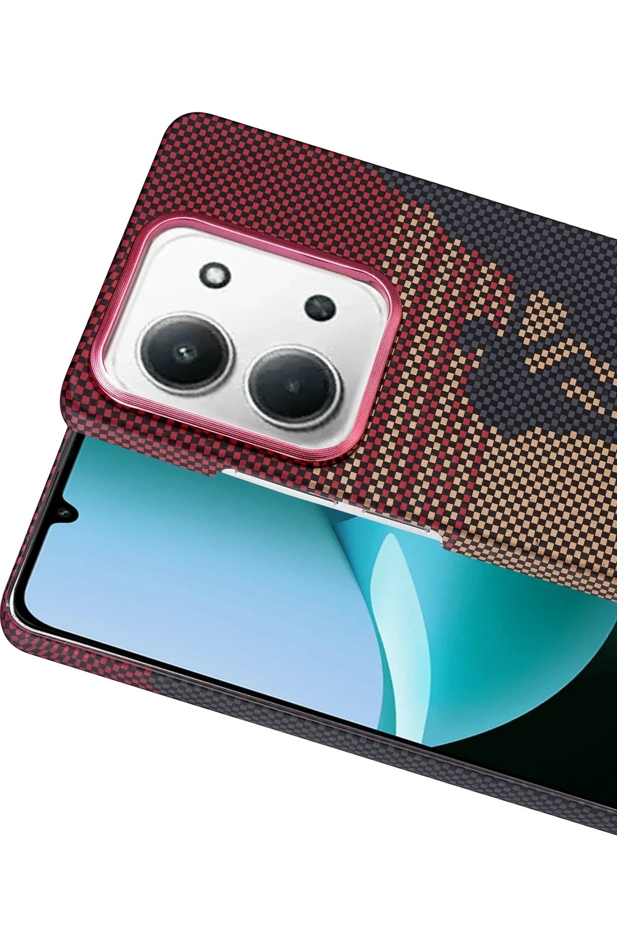 Mey İthalat® Redmi 15C 4G Vega Magsafe Kapak - Kırmızı