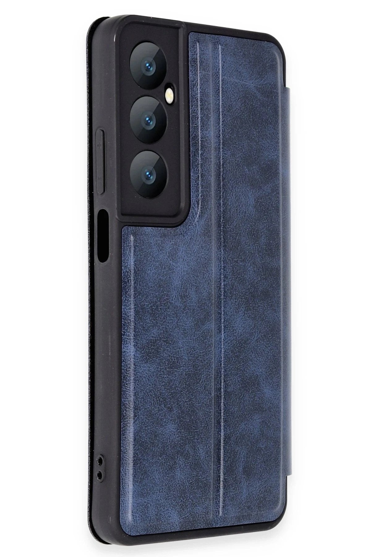 Mey İthalat® Realme C65 Kılıf Flip Cover - Lacivert