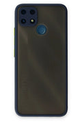 Mey İthalat® Realme C25 Kılıf Montreal Silikon Kapak - Lacivert