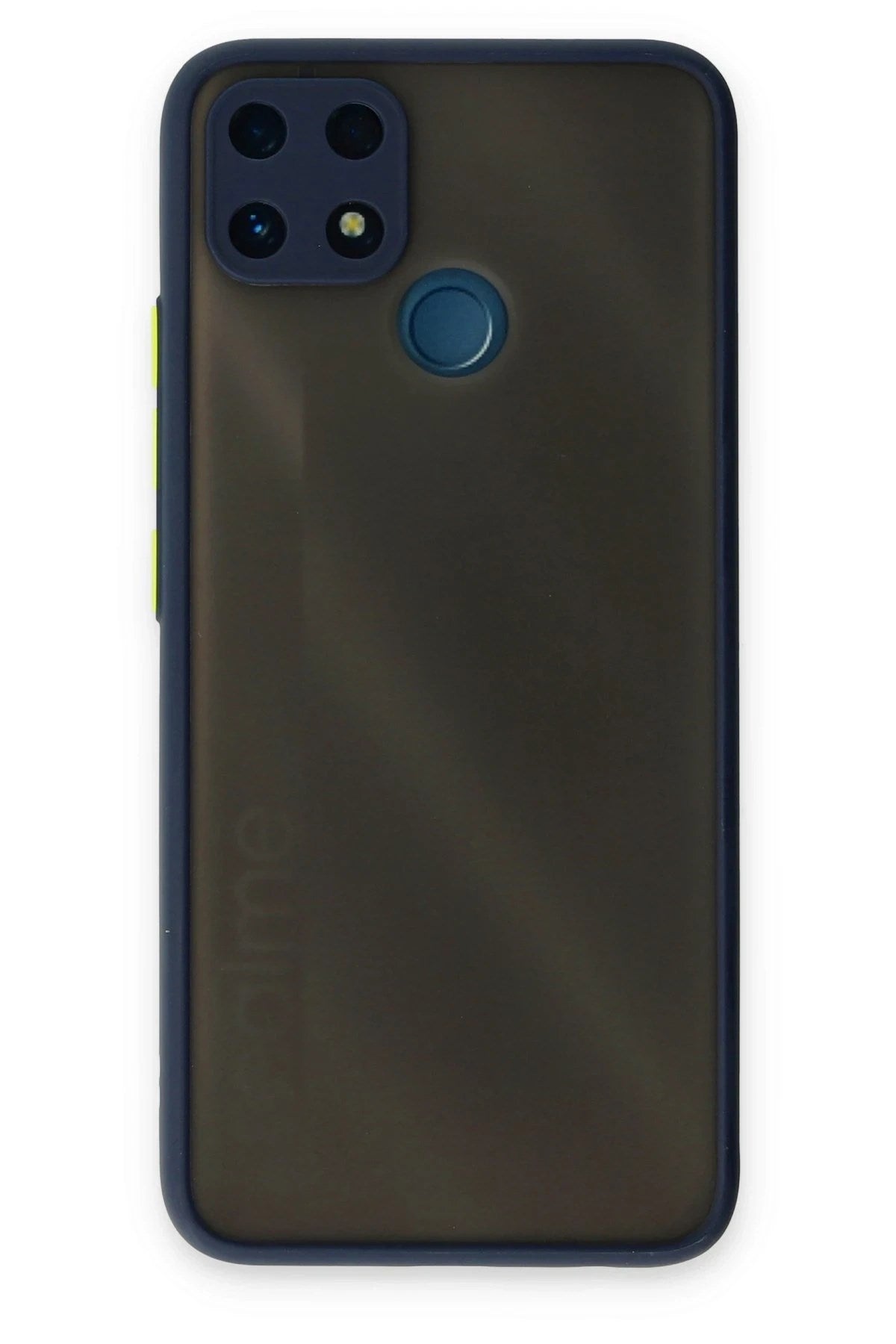 Mey İthalat® Realme C25 Kılıf Montreal Silikon Kapak - Lacivert