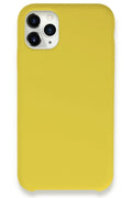 Mey İthalat® iPhone 11 Pro Max Kılıf Lansman Legant Silikon - Sarı