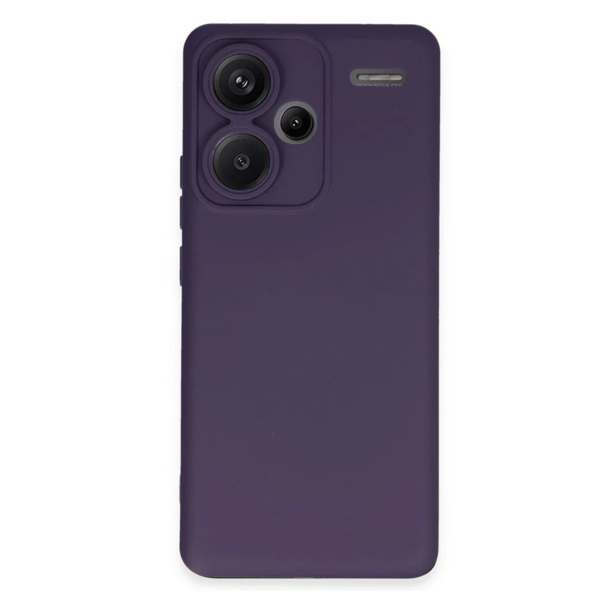 Mey İthalat® Redmi Note 13 Pro Plus Kılıf Nano içi Kadife Silikon - Mor