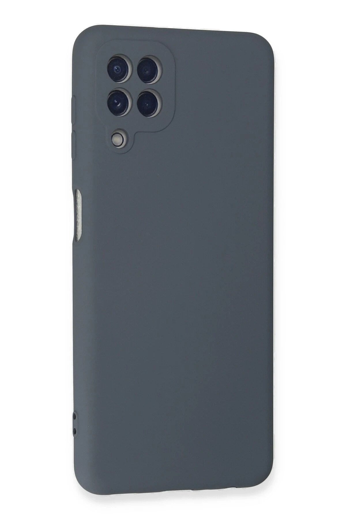 Mey İthalat® Samsung Galaxy A22 Kılıf Nano içi Kadife Silikon - Gri