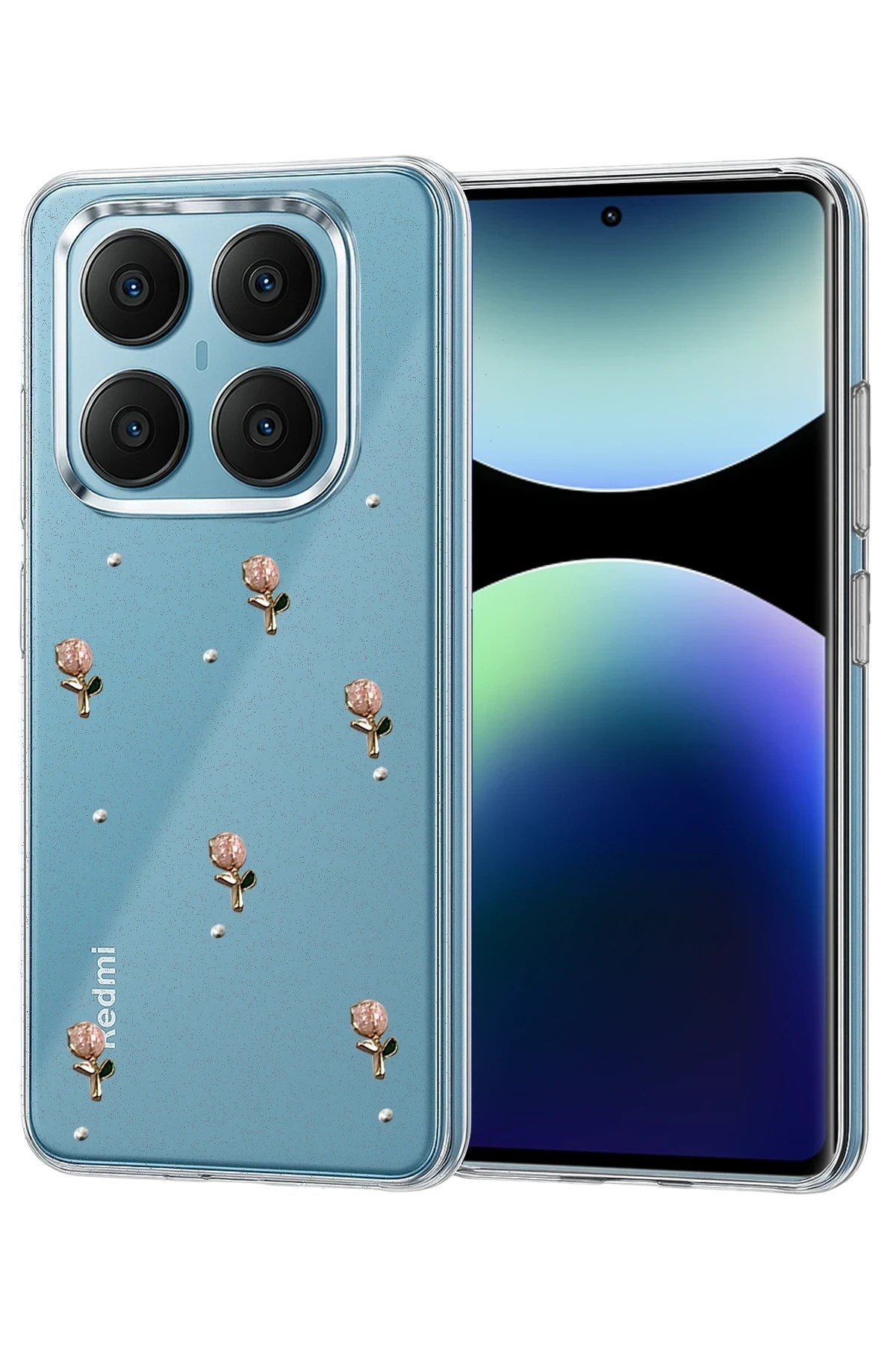 Mey İthalat® Redmi Note 14 Pro 4G Fiyonk Desenli Kapak - Desen 6