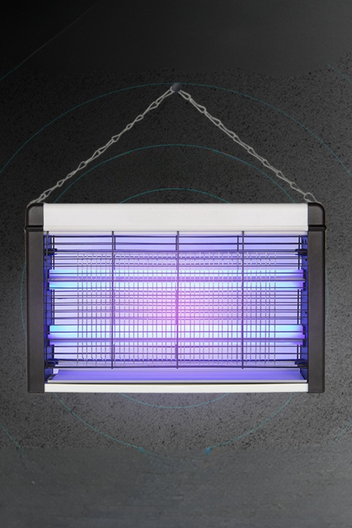 6W Taşınabilir ve Asılabilir Elektrikli Led Sivrisinek Yok Edici Hem Gece Lambası Hem Haşere Engelleyici Makine 25 X 23 Cm
