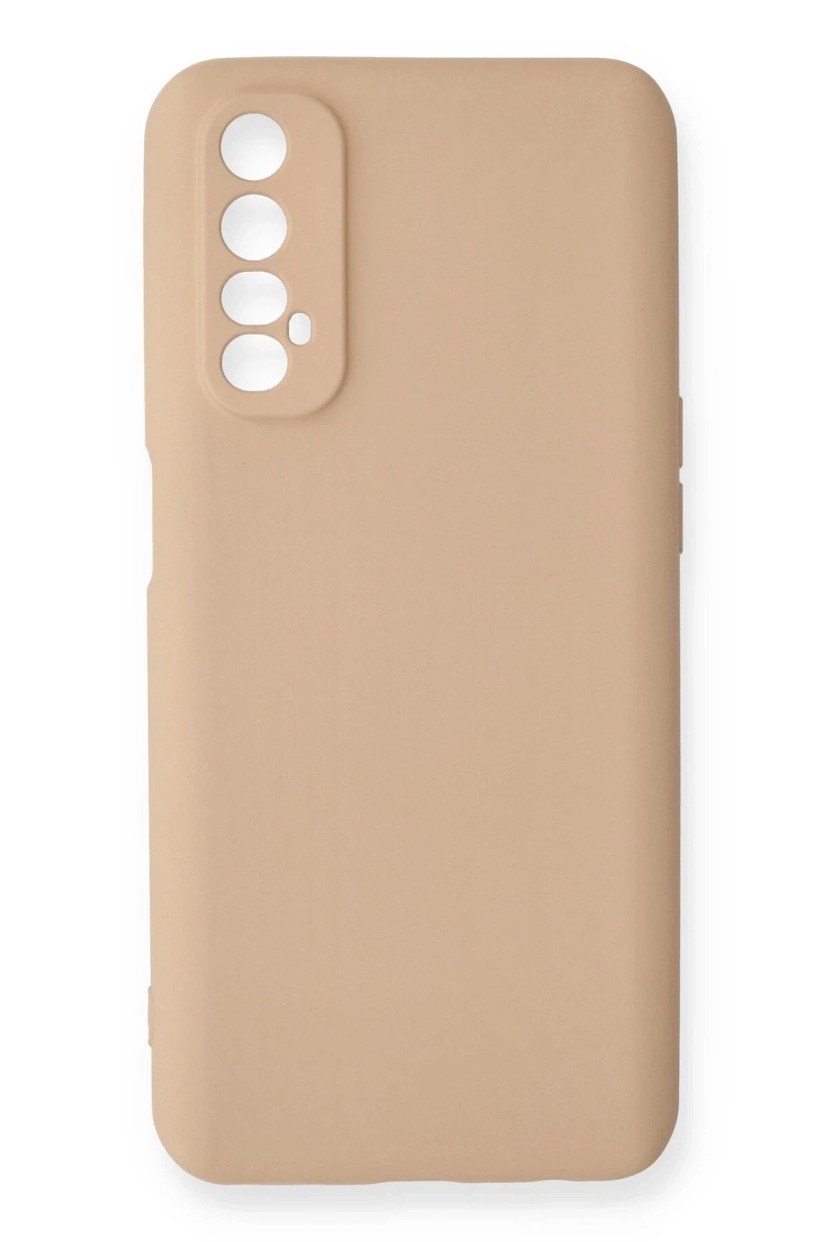 Mey İthalat® Realme 7 Kılıf Nano içi Kadife Silikon - Pudra
