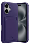 Mey İthalat® iPhone 17 Kelvin Kartvizitli Silikon - Derin Mor