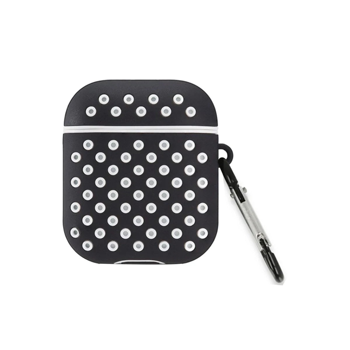 Mey İthalat® Airpods 3 (3.nesil) Spor Delikli Kılıf - Siyah-Beyaz