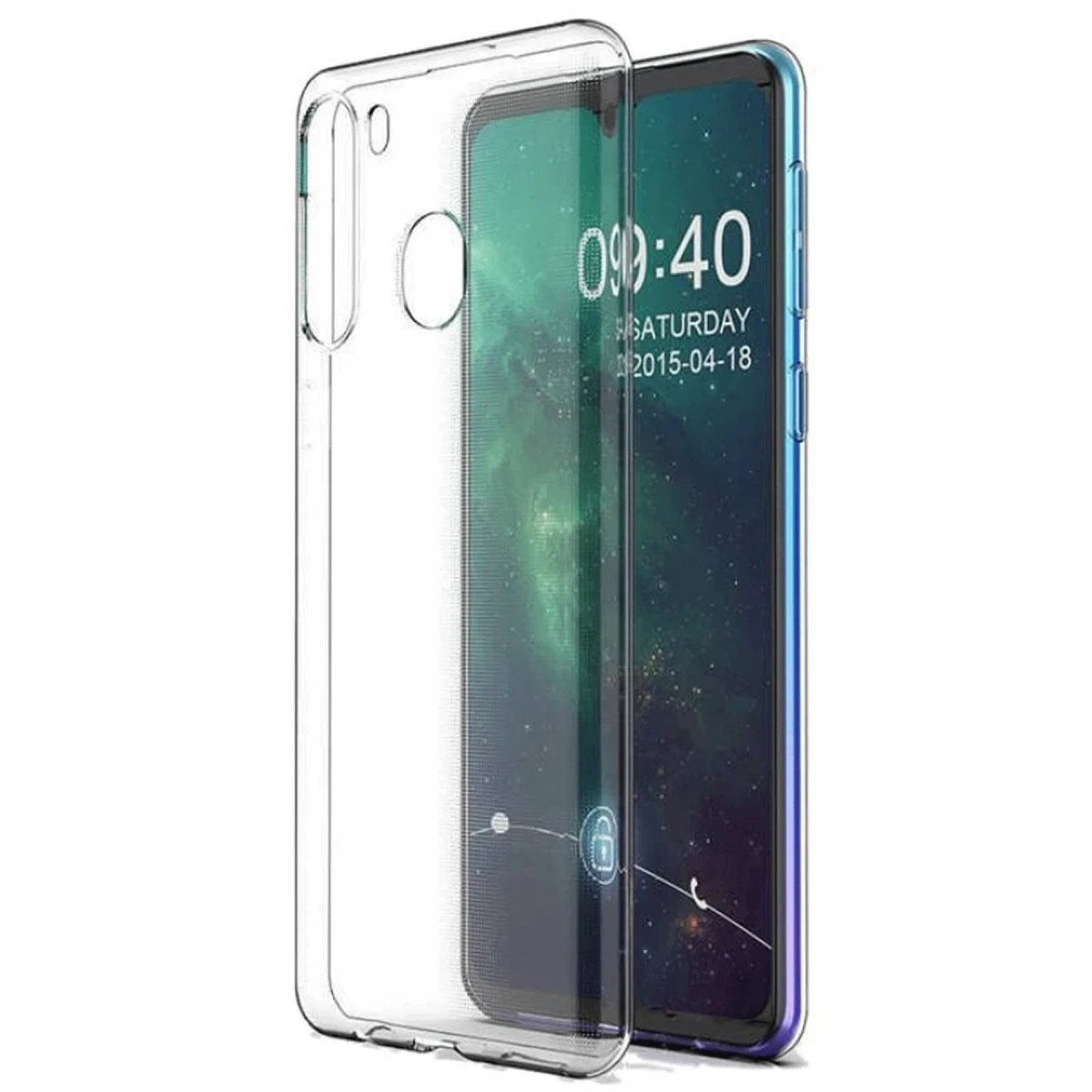 Mey İthalat® Samsung Galaxy A11 Kılıf Lüx Şeffaf Silikon