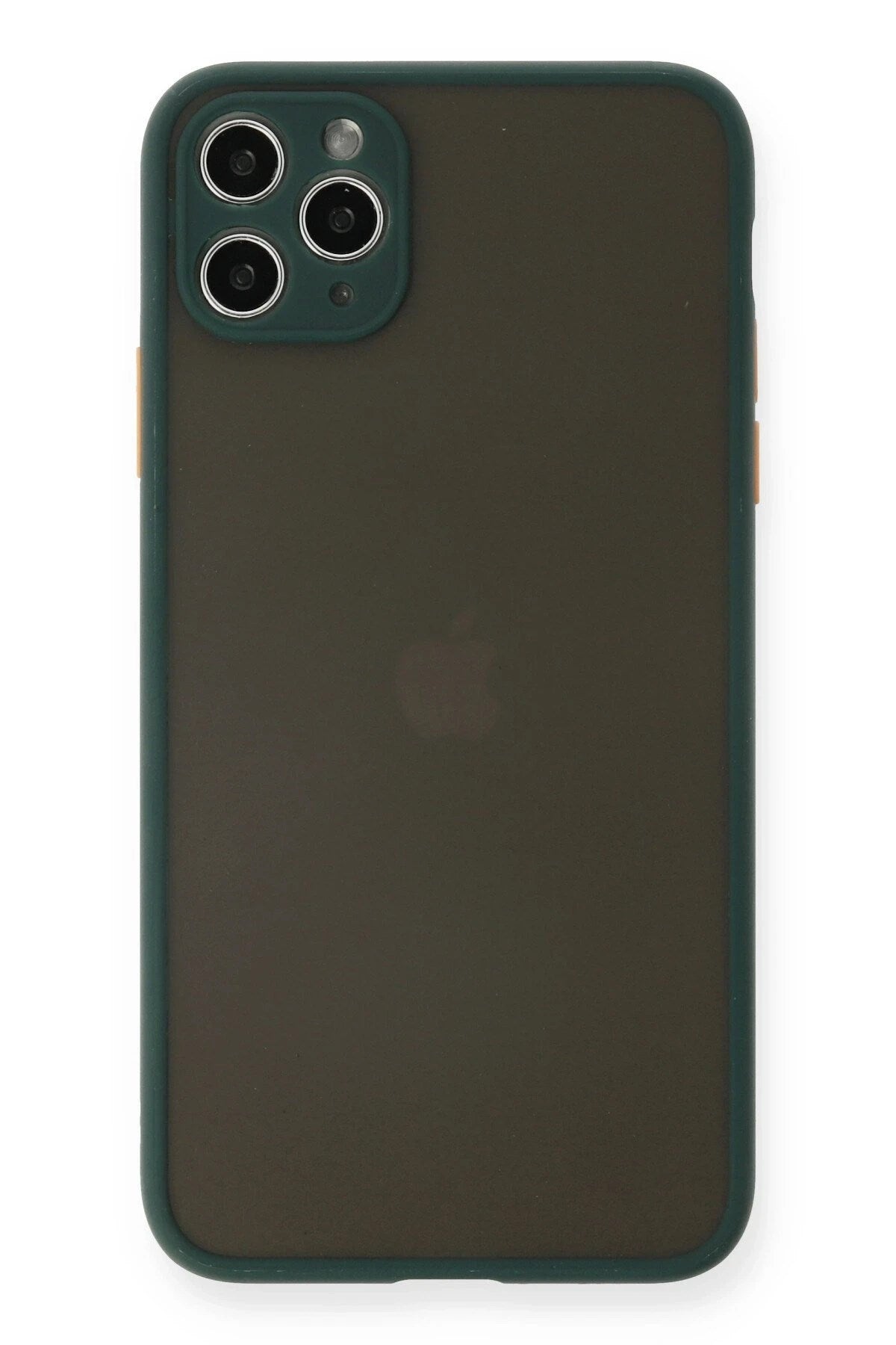 Mey İthalat® iPhone 11 Pro Max Kılıf Montreal Silikon Kapak - Yeşil