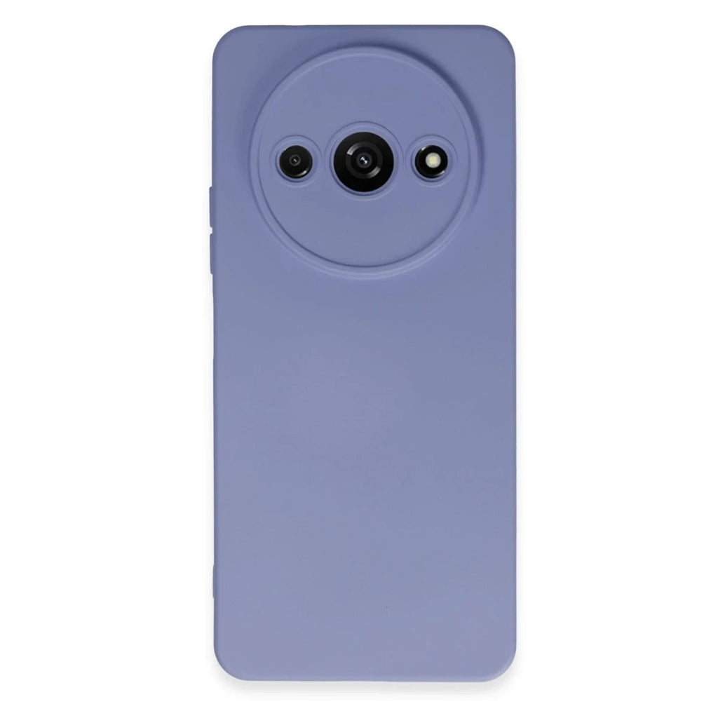 Mey İthalat® Redmi A3 4G Kılıf Nano içi Kadife Silikon - Lila