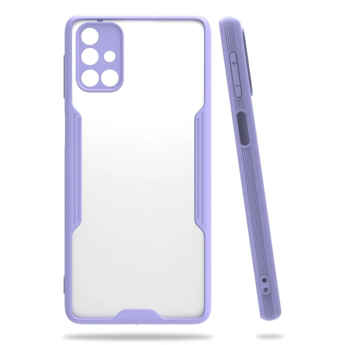 Mey İthalat® Samsung Galaxy M31S Kılıf Platin Silikon - Lila