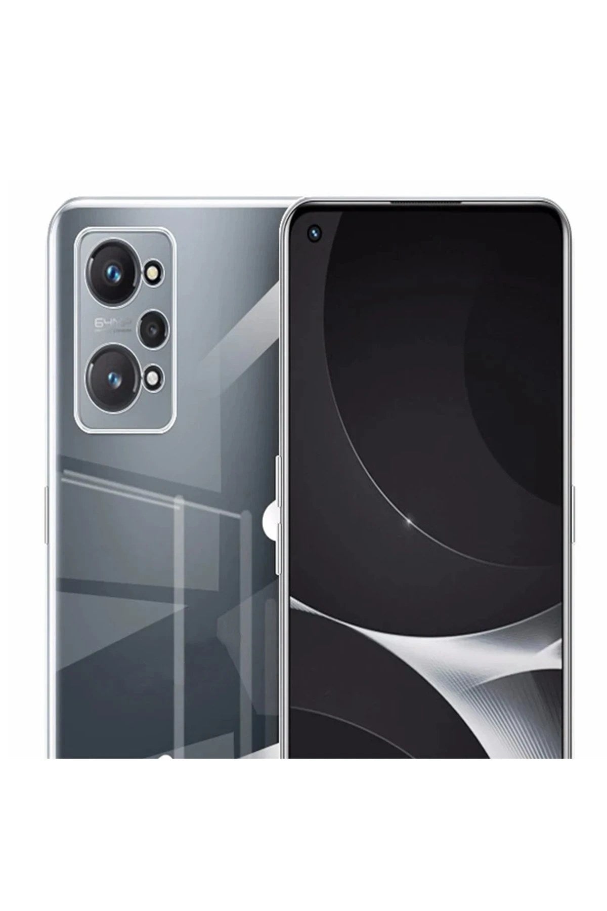 Mey İthalat® Realme GT2 5G Kılıf Lüx Şeffaf Silikon