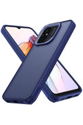 Mey İthalat® Redmi 12C Kılıf Elegant Kapak - Lacivert