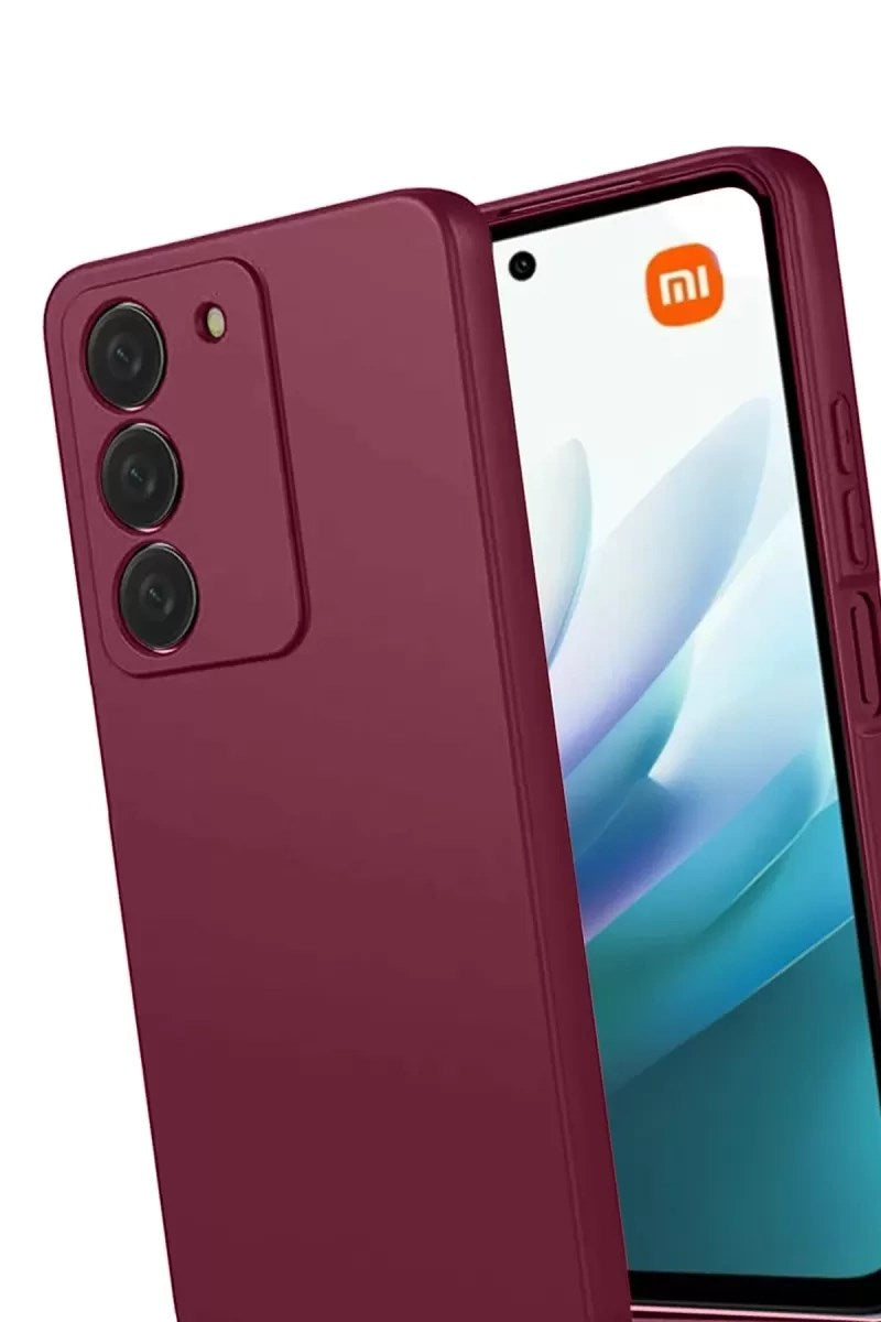 Mey İthalat® Redmi 15 4G First Silikon - Bordo