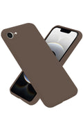 Mey İthalat® iPhone 16E Kılıf First Silikon - Kahverengi