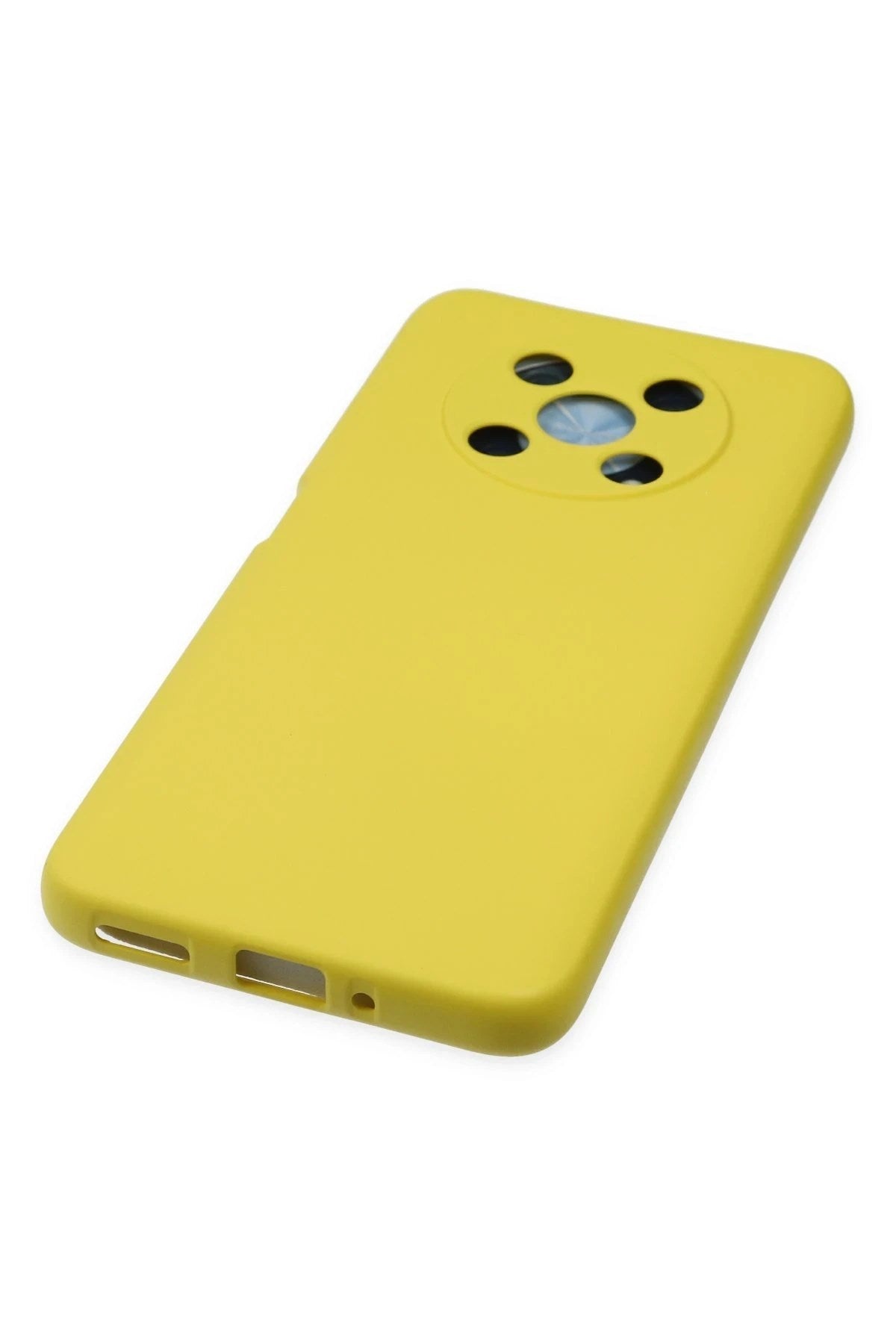 Mey İthalat® Huawei Nova Y90 Kılıf Nano içi Kadife Silikon - Sarı