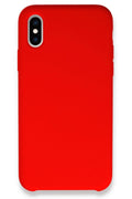 Mey İthalat® iPhone X Kılıf Lansman Legant Silikon - Kırmızı
