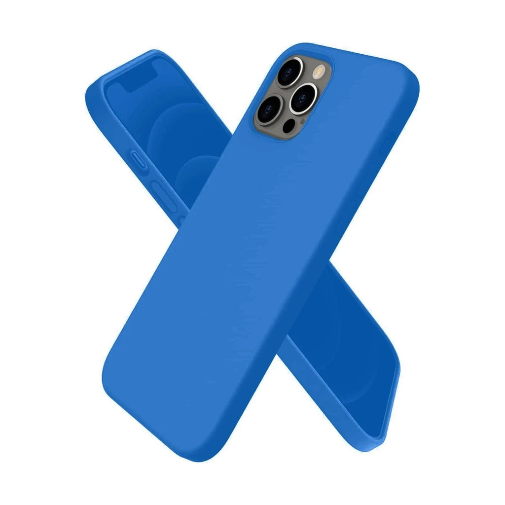 Mey İthalat® iPhone 12 Pro Kılıf First Silikon - Mavi