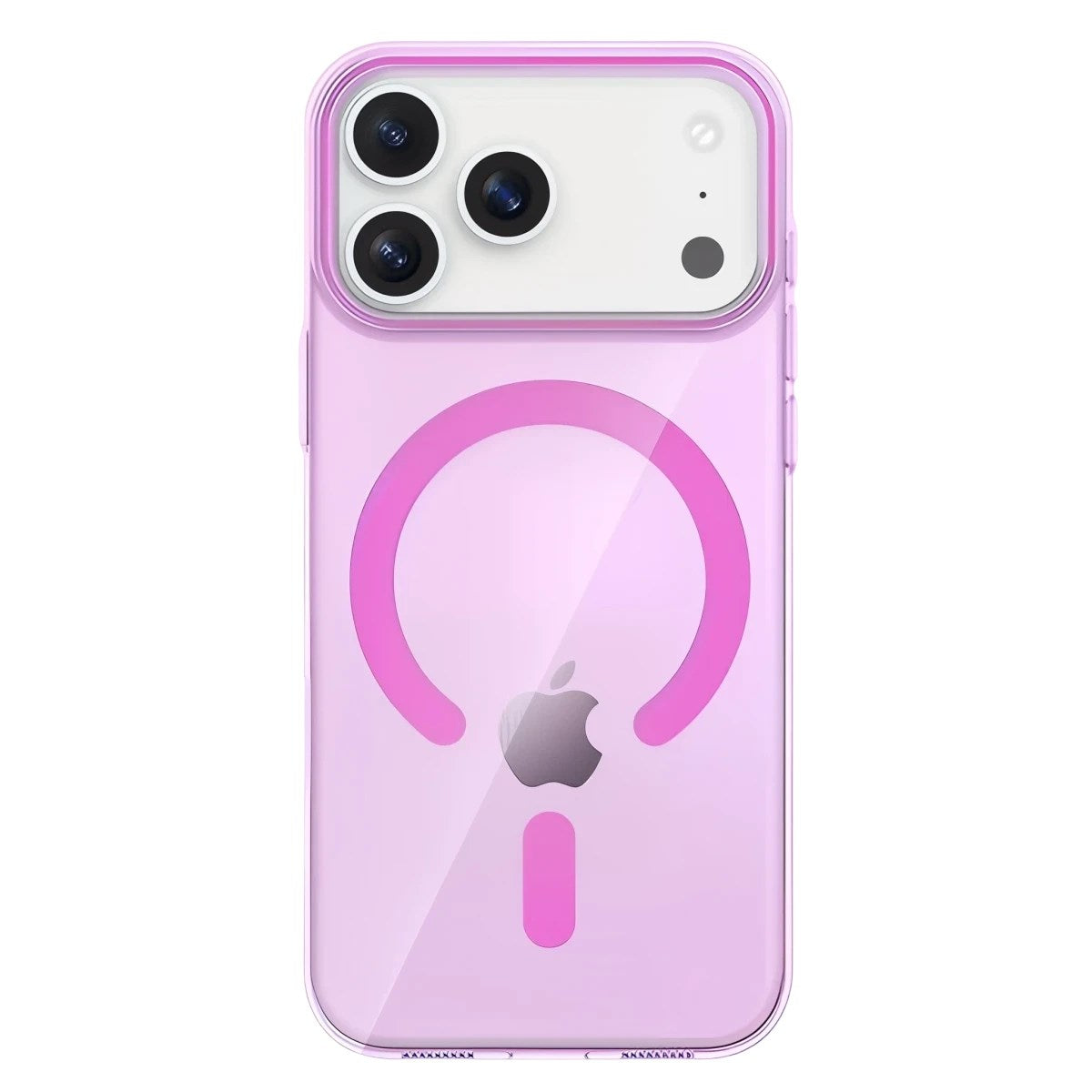Mey İthalat® iPhone 17 Pro PC Blank Magsafe Kapak - Pembe