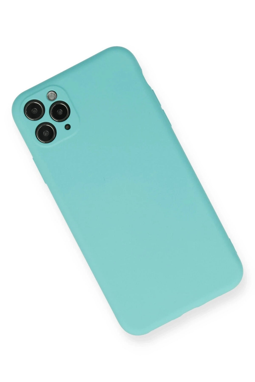 Mey İthalat® iPhone 11 Pro Max Kılıf Nano içi Kadife Silikon - Turkuaz