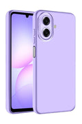 Mey İthalat® Samsung Galaxy A07 4G Nano içi Kadife Silikon - Lila