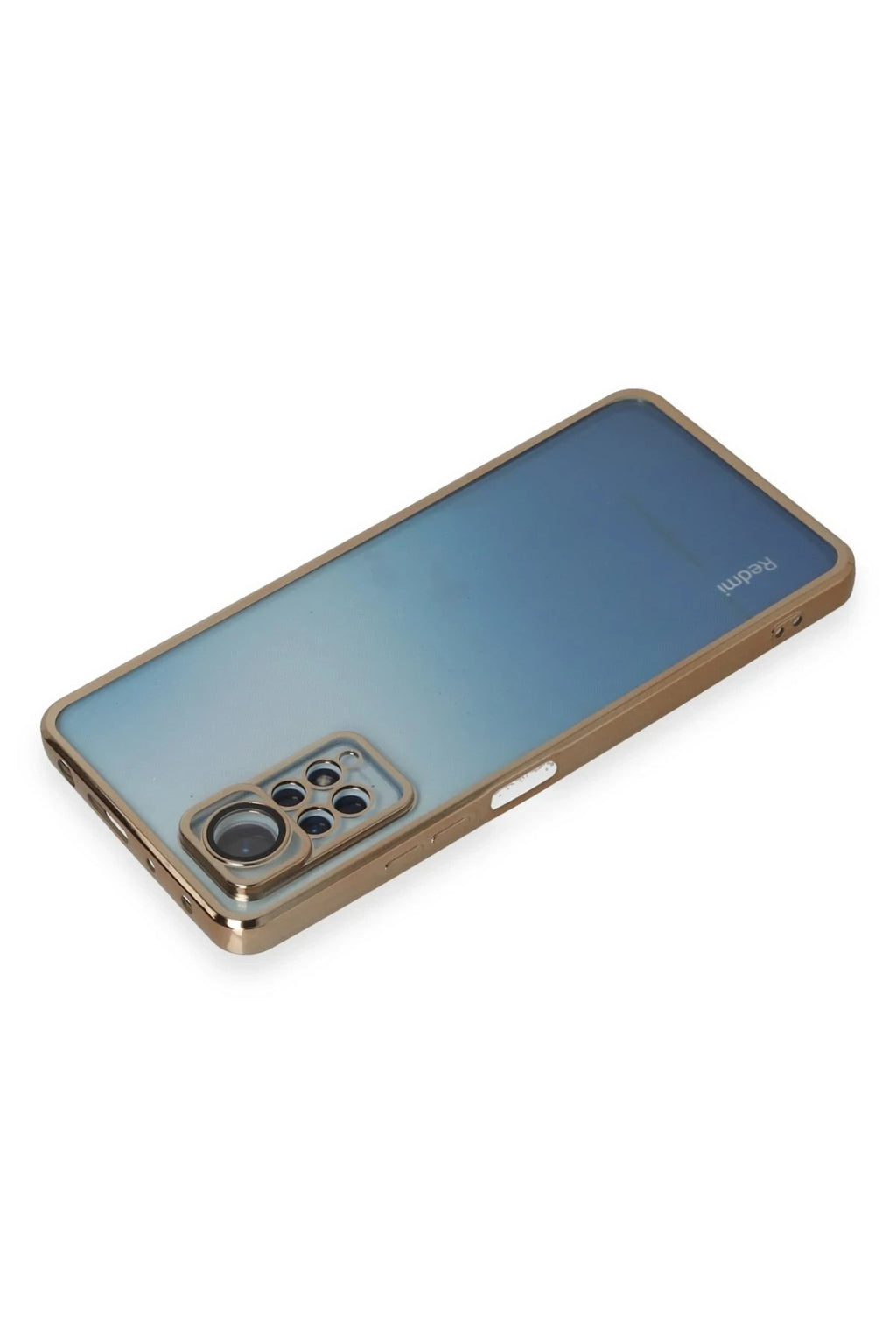 Mey İthalat® Redmi Note 11 Pro Kılıf Lensli Silikon - Gold