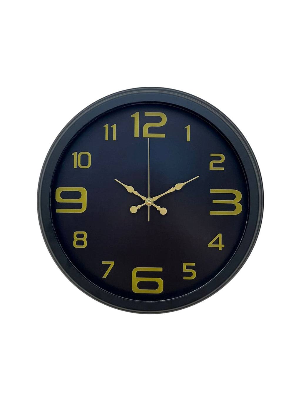 Prime Black 40 cm Metal Modern Tasarım Duvar Saati