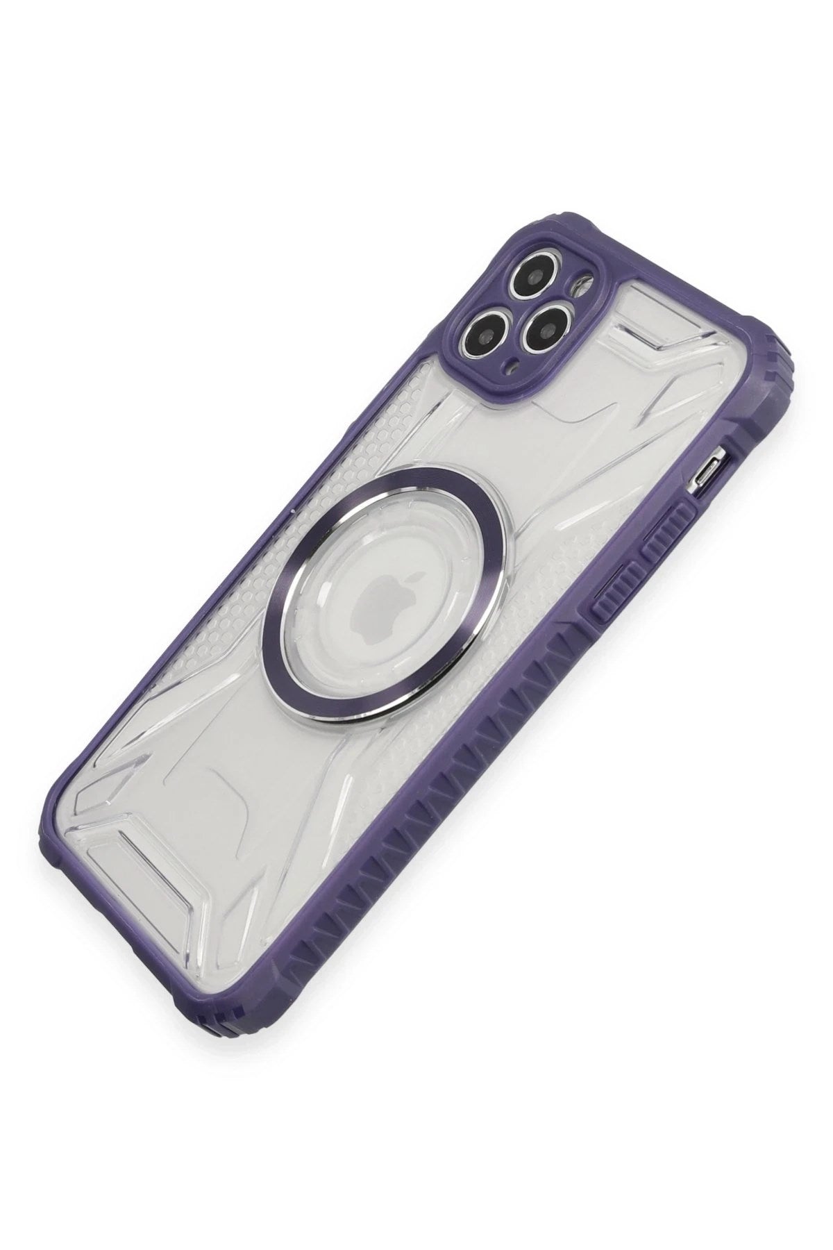 Mey İthalat® iPhone 11 Pro Max Kılıf Prag Magneticsafe Kapak - Derin Mor