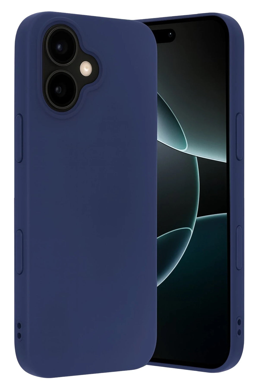 Mey İthalat® iPhone 17 Nano içi Kadife Silikon - Lacivert