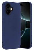 Mey İthalat® iPhone 17 Nano içi Kadife Silikon - Lacivert