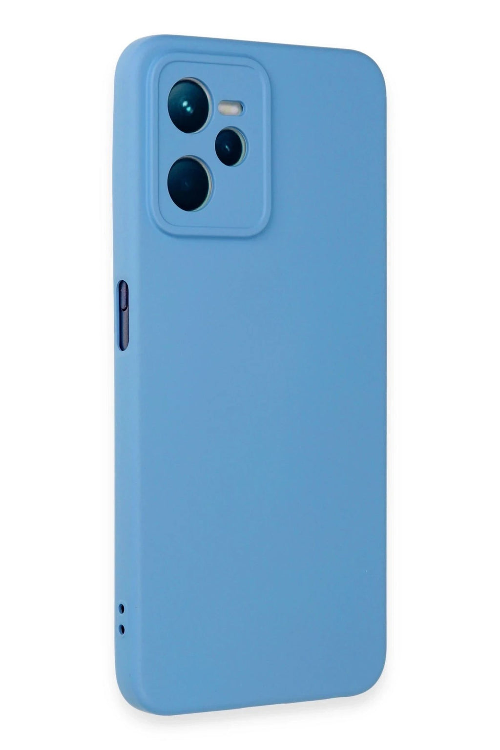 Mey İthalat® Realme C35 Kılıf Nano içi Kadife Silikon - Mavi
