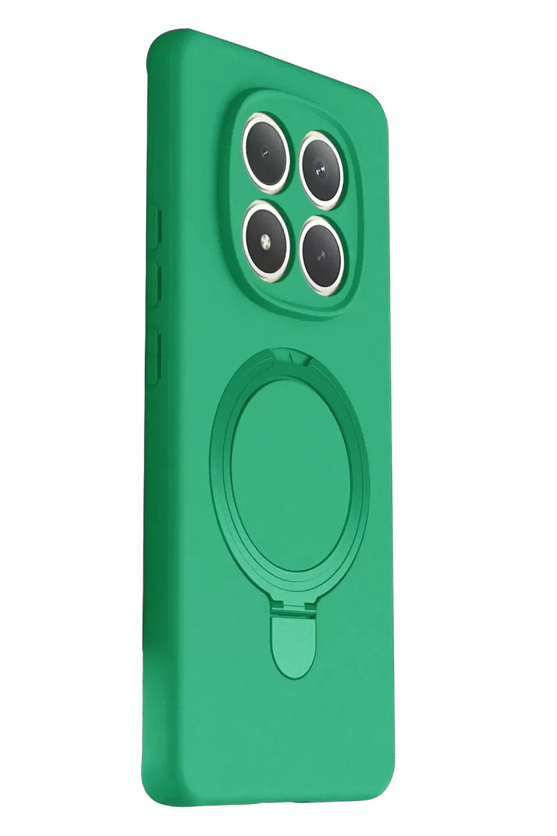 Mey İthalat® Redmi Note 15 4G Regal Magsafe Standlı Kapak - Yeşil