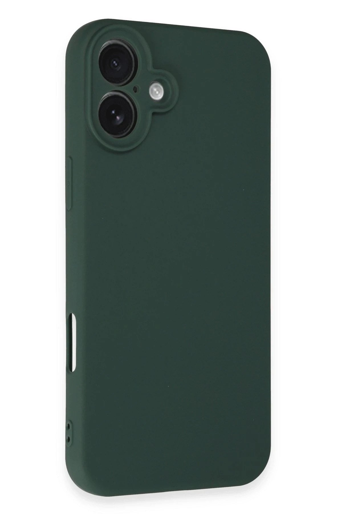 Mey İthalat® iPhone 16 Plus Kılıf First Silikon - Koyu Yeşil