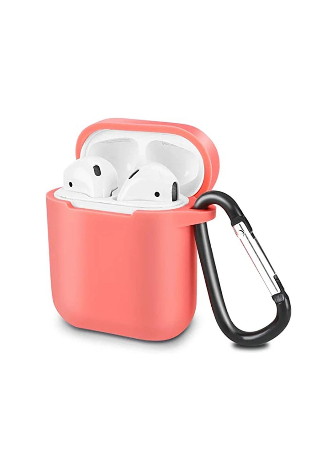 Mey İthalat® Airpods 2 (2.nesil) Sert Silikon Kılıf - Fuşya