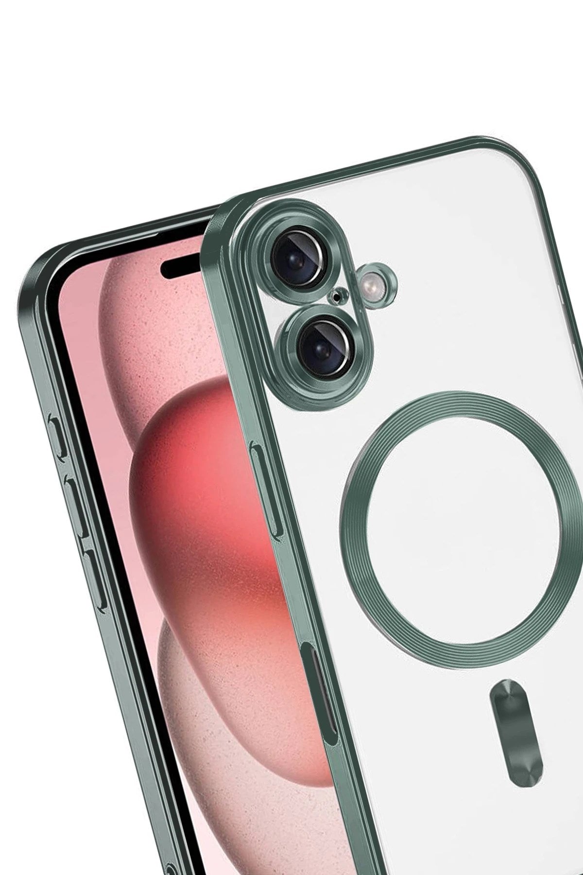 Mey İthalat® iPhone 17 Kross Magneticsafe Kapak - Koyu Yeşil