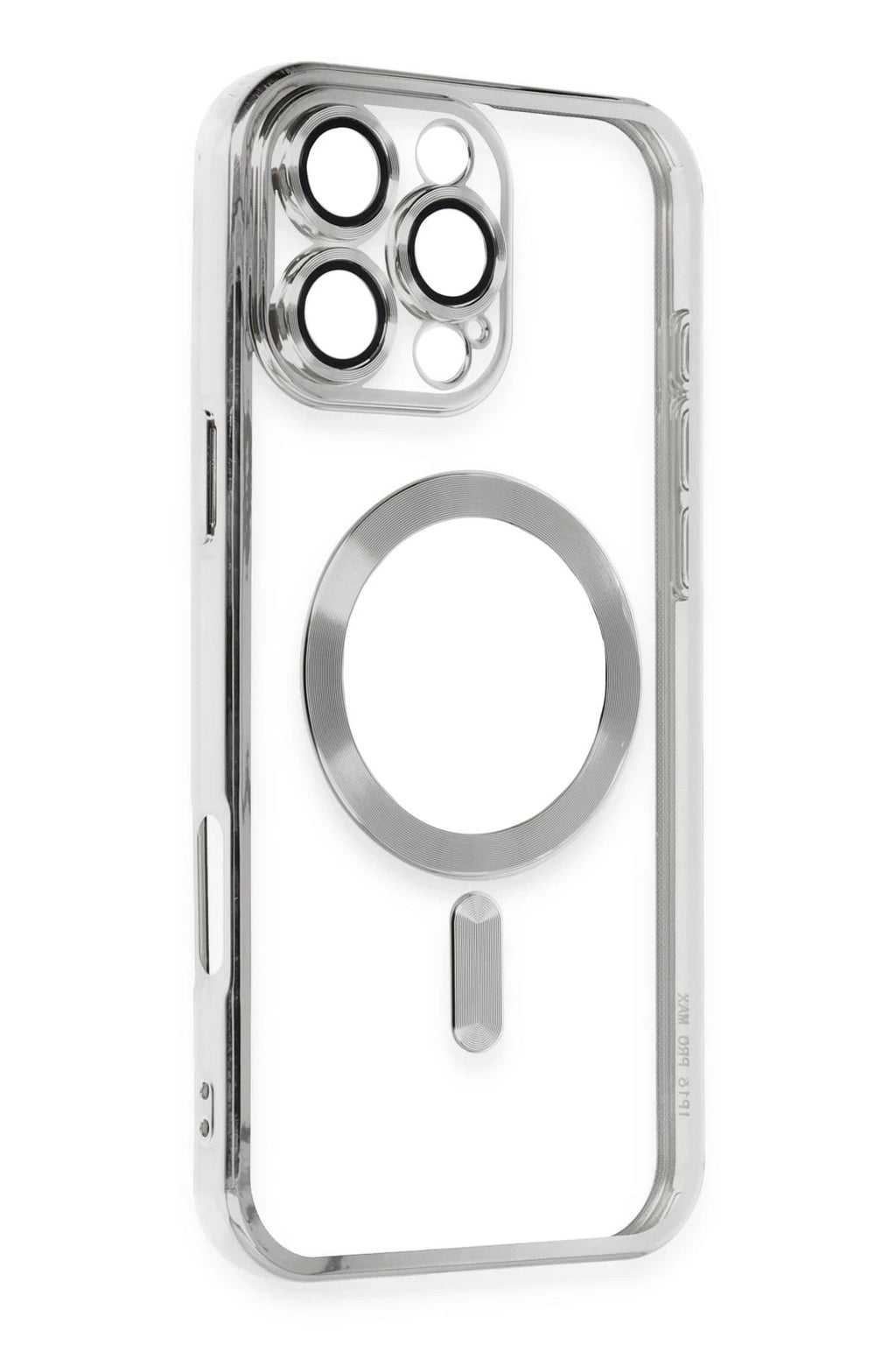 Mey İthalat® iPhone 16 Pro Kılıf Kross Magneticsafe Kapak - Gümüş