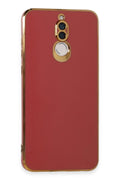 Mey İthalat® Huawei Mate 10 Lite Kılıf Volet Silikon - Kırmızı